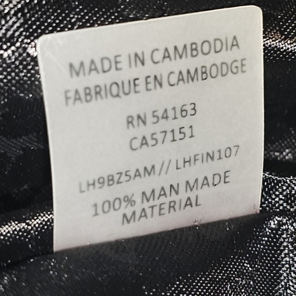 Karl Lagerfeld Paris Adele Black Zipperred Double Handled Tote Bag - Picture 9 of 9